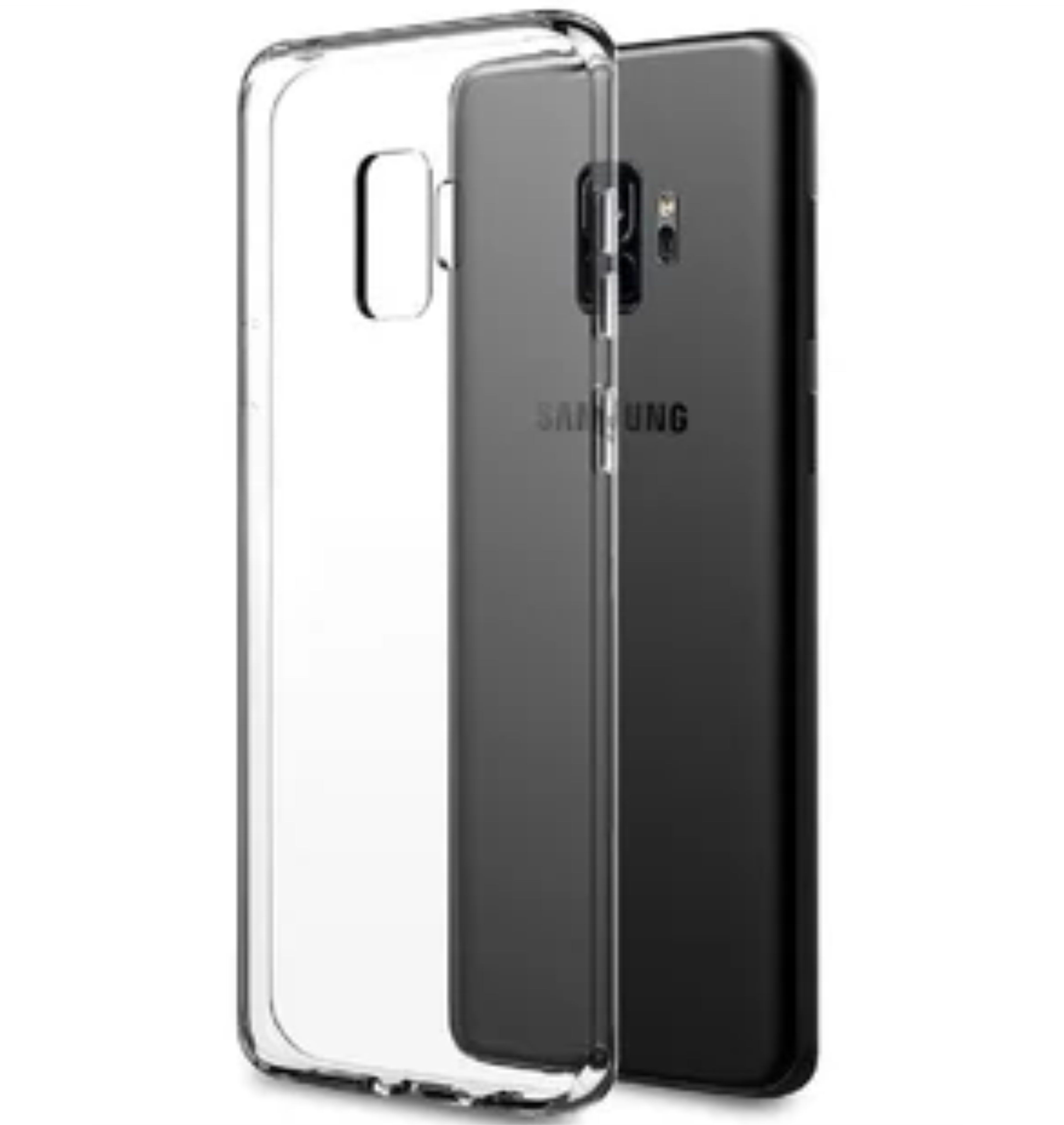 Чехол силиконовый LuxCase для Samsung Galaxy S9+ прозрачный в Анапе